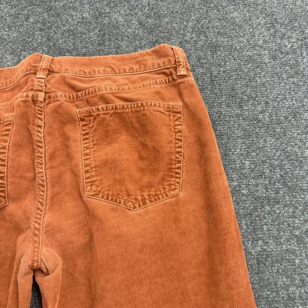 J Crew Pants Womens 28 Orange Cotton Corduroy Skinny Matchstick City Fit Casual